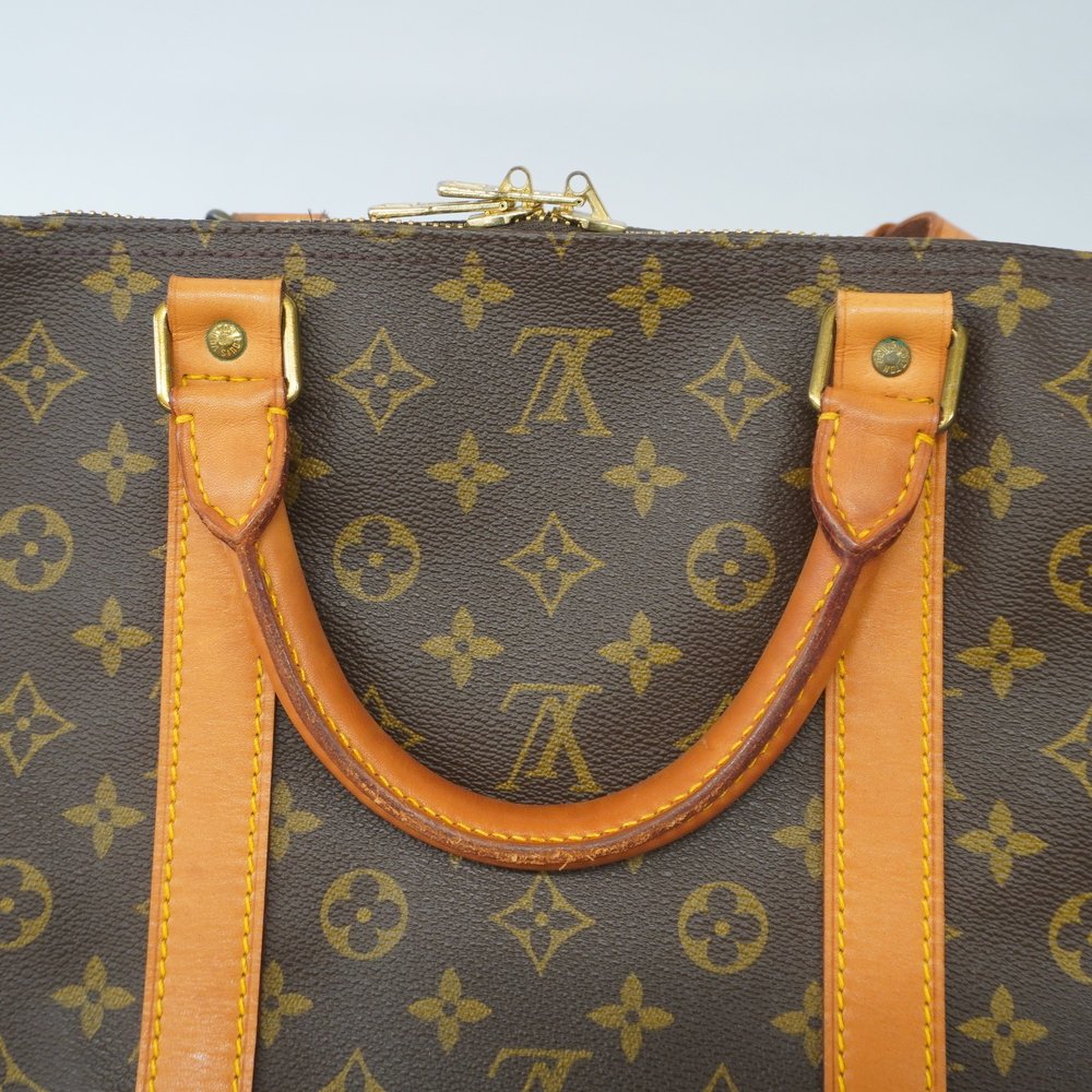 Auth Louis Vuitton Monogram Keepol 60 M41422 Men,Women,Unisex Boston Bag,Handbag - Picture 7 of 13